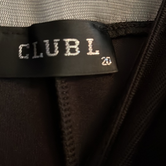 Sexy black cocktail party dress UK size 20 (US size 18) - Picture 3 of 4